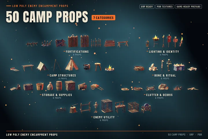 All 50 props by category