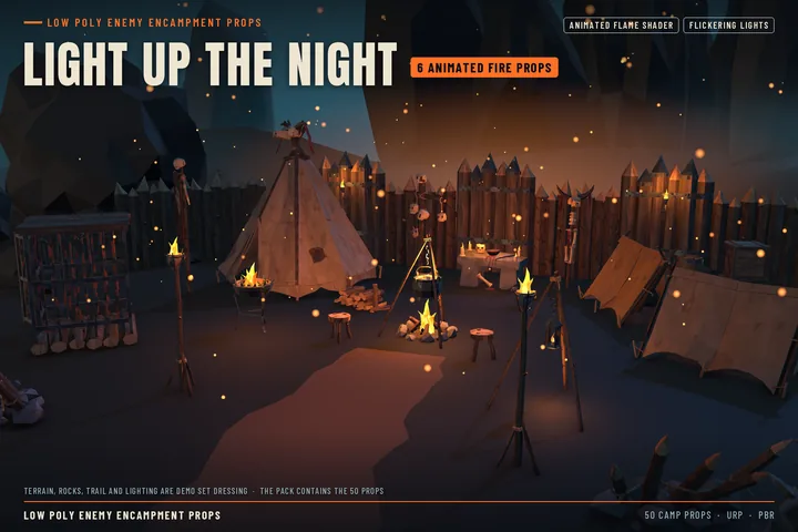 Light up the night: 6 animated fire props