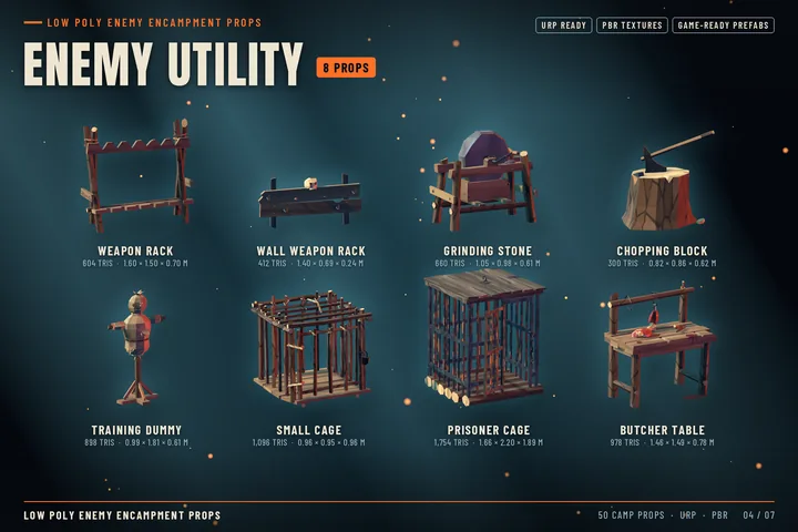 Enemy Utility: 8 props