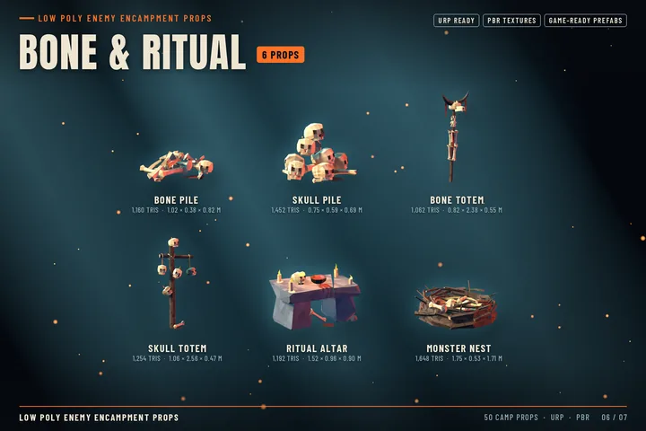 Bone & Ritual: 6 props