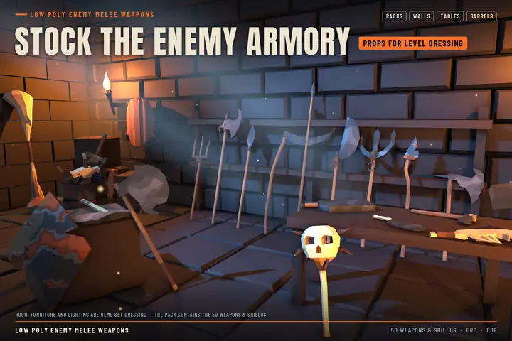 Set dressing: an enemy armory