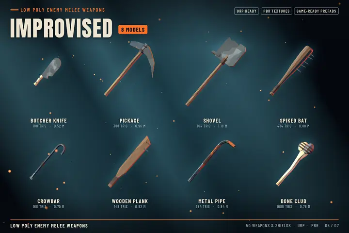 Improvised: 8 models